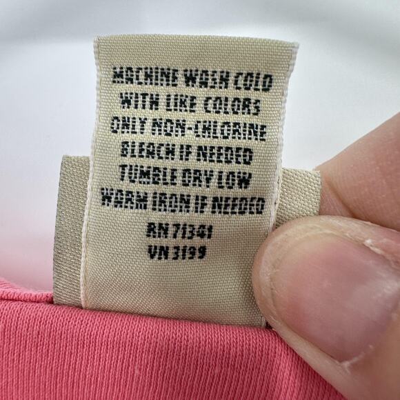 LL Bean Cardigan Sweater Womens Small Pink Button Front 100% Supima Cotton Top - Picture 7 of 9